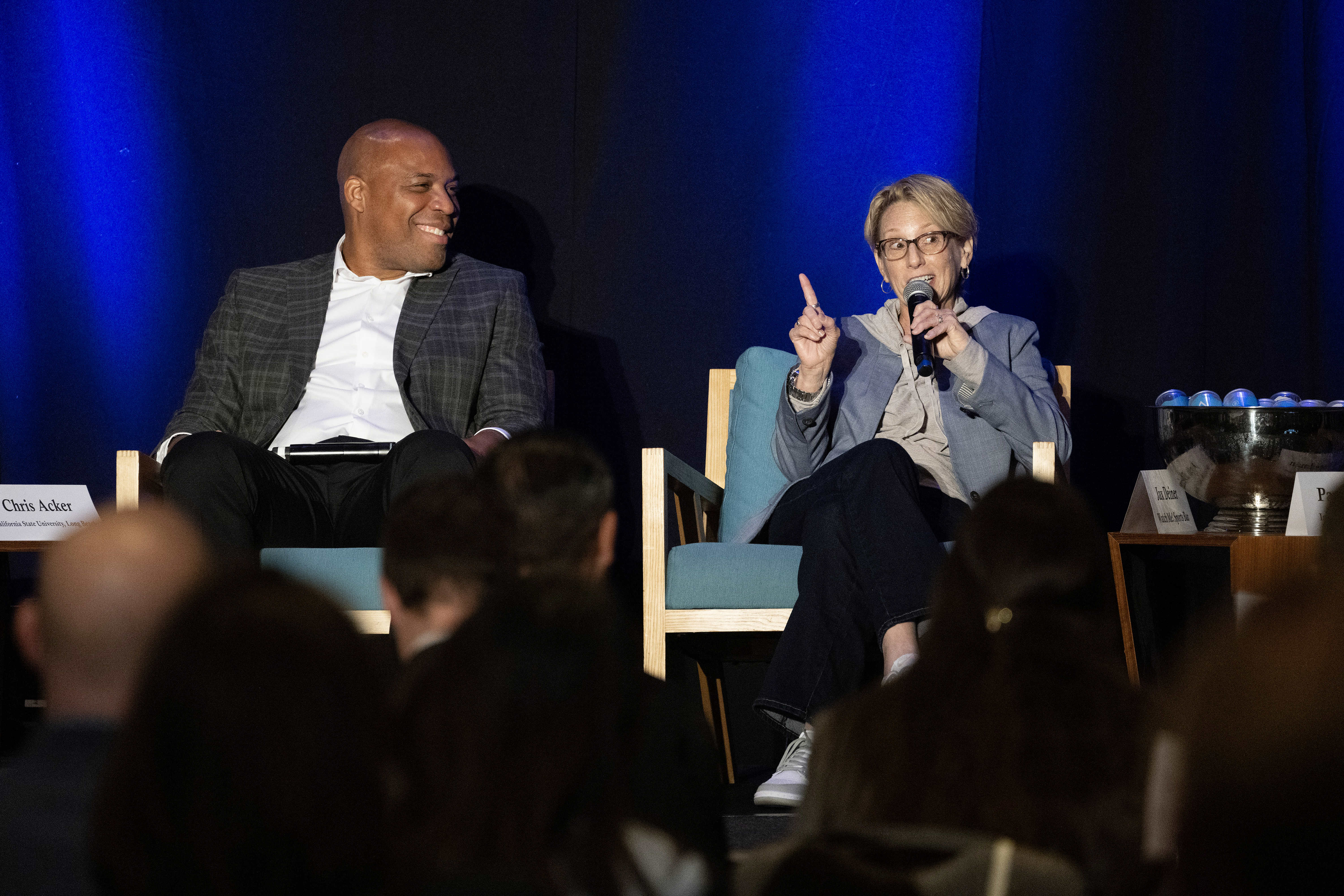 From right, Watch Me! Sports Bar owner Jax Diener and...