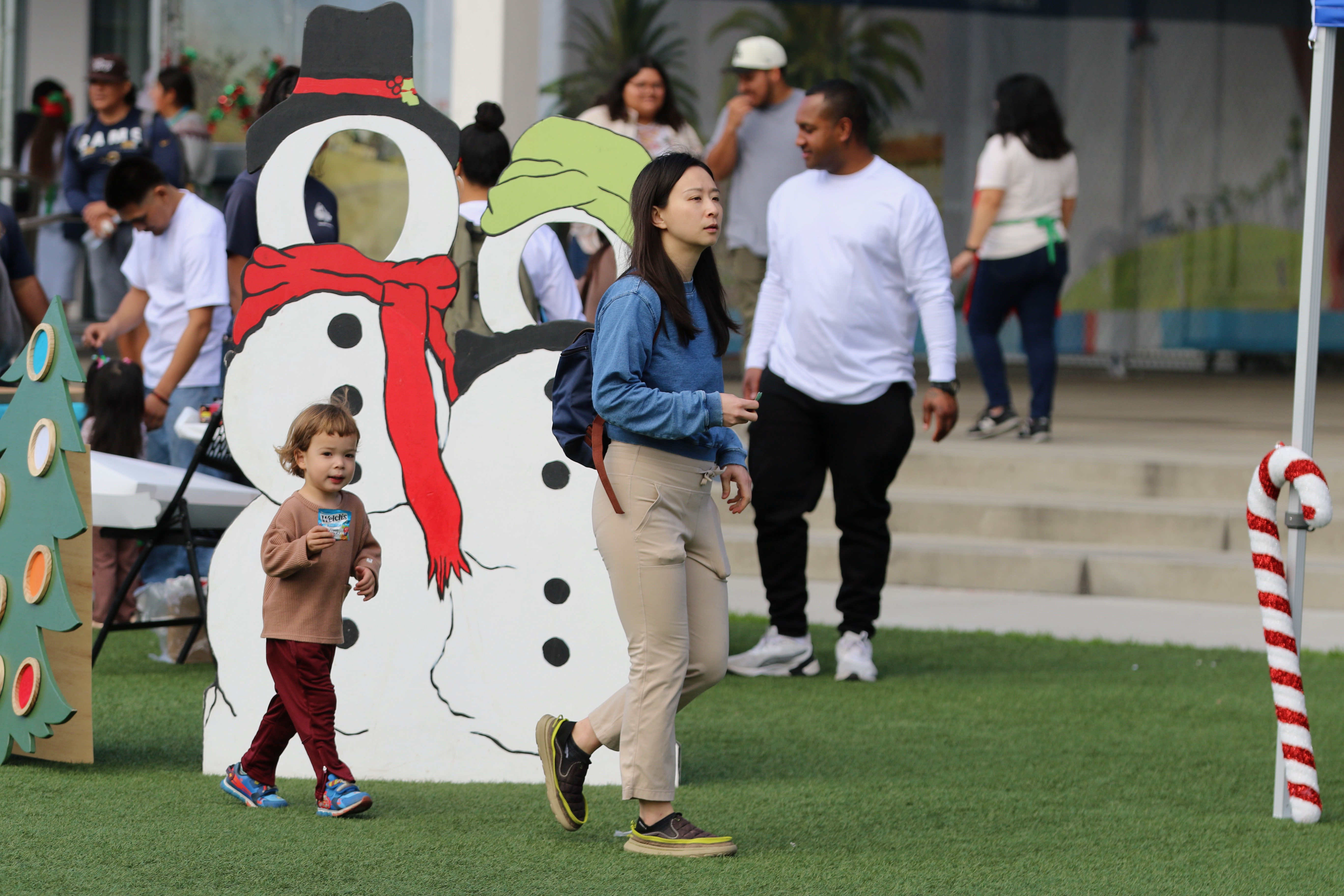 Families gather at Winter Fest on Saturday, Dec. 20, 2025,...