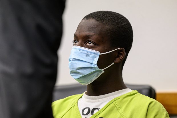 Malik Patt appears in court with his court-appointed attorney, Michael Hill, in Santa Ana in 2022. (Photo by Mindy Schauer, Orange County Register/SCNG)