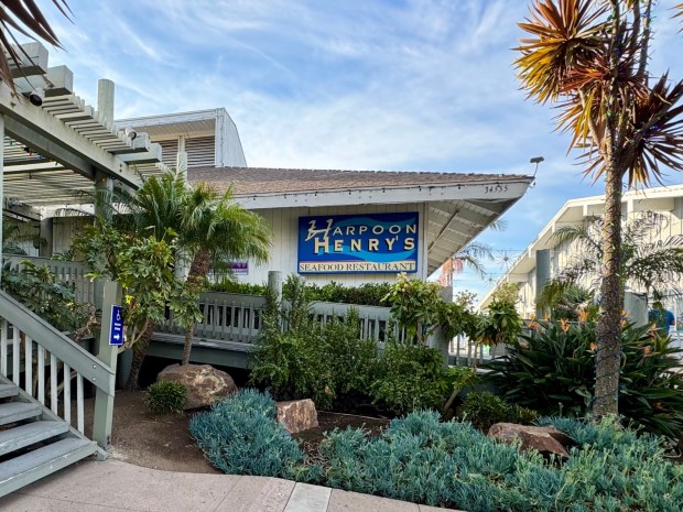 Harpoon Henry's, which opened in 1975 at the Dana Point Harbor, will closed in 2025. Photographed on Monday, Dec. 2, 2024. (Photo by Brock Keeling / SCNG)