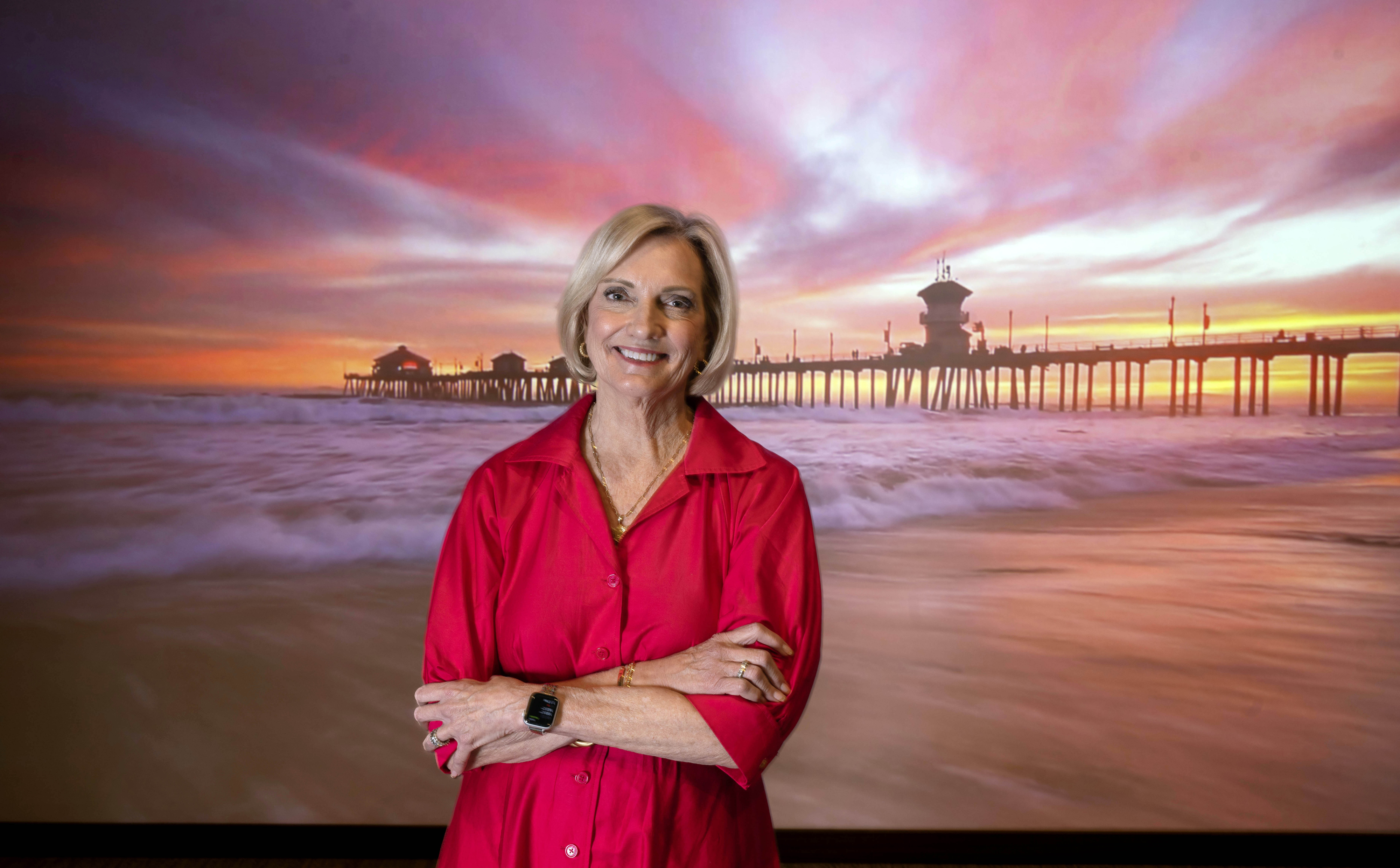 Annette Walker, the president of City of Hope Orange County,...