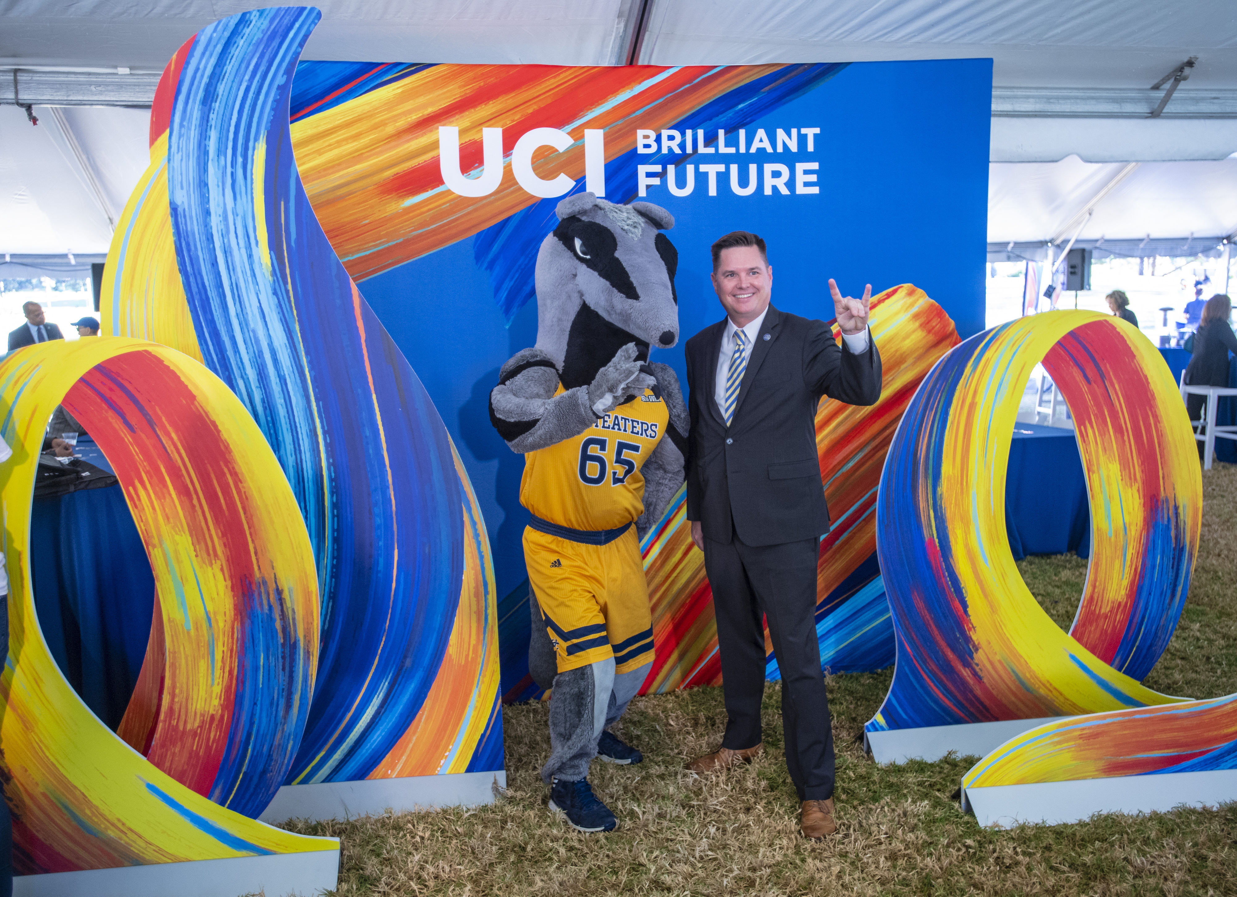 Brian Hervey, UC Irvine’s vice chancellor for university advancement, was...