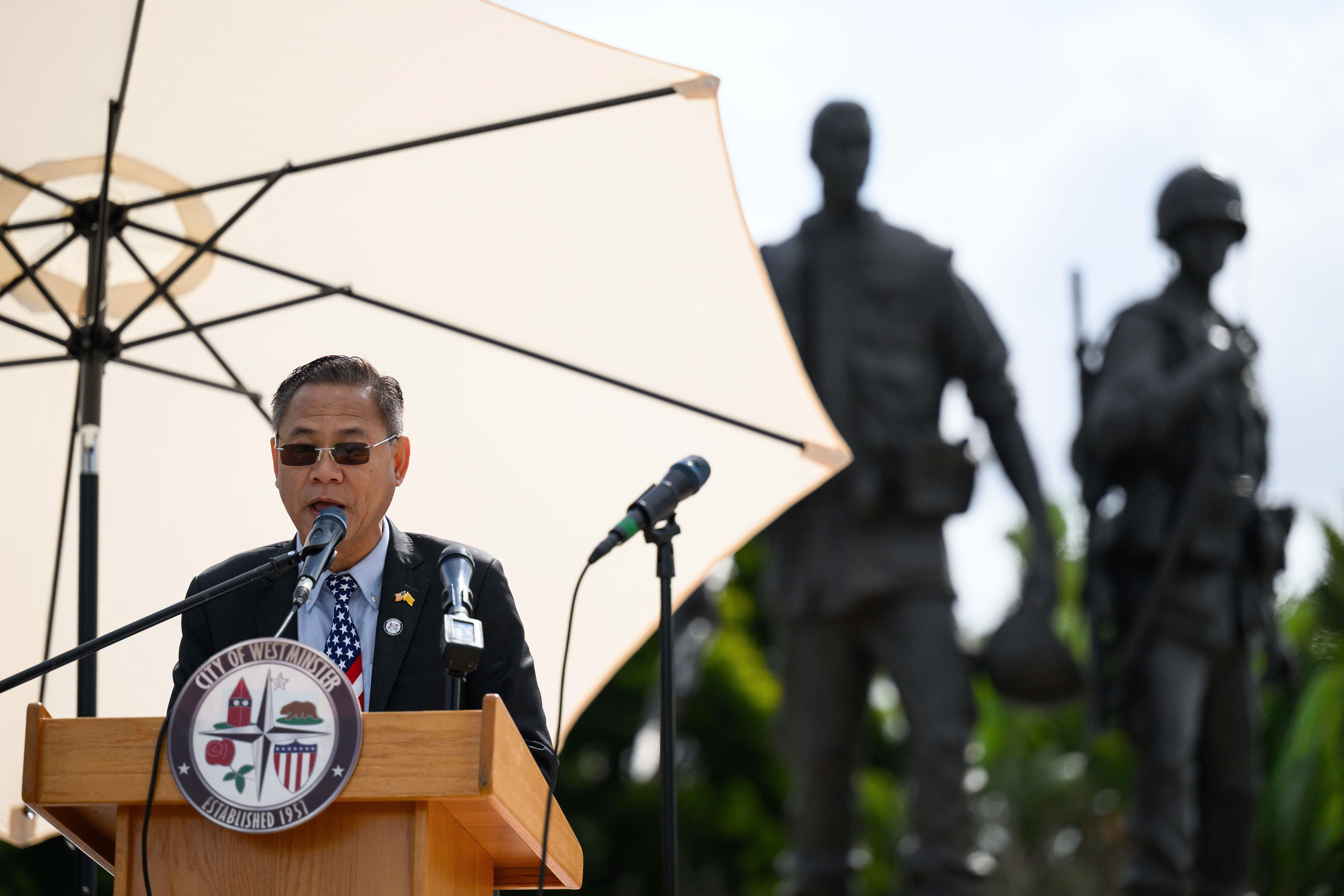 As mayor, Chi Charlie Nguyen represented the city of Westminster...