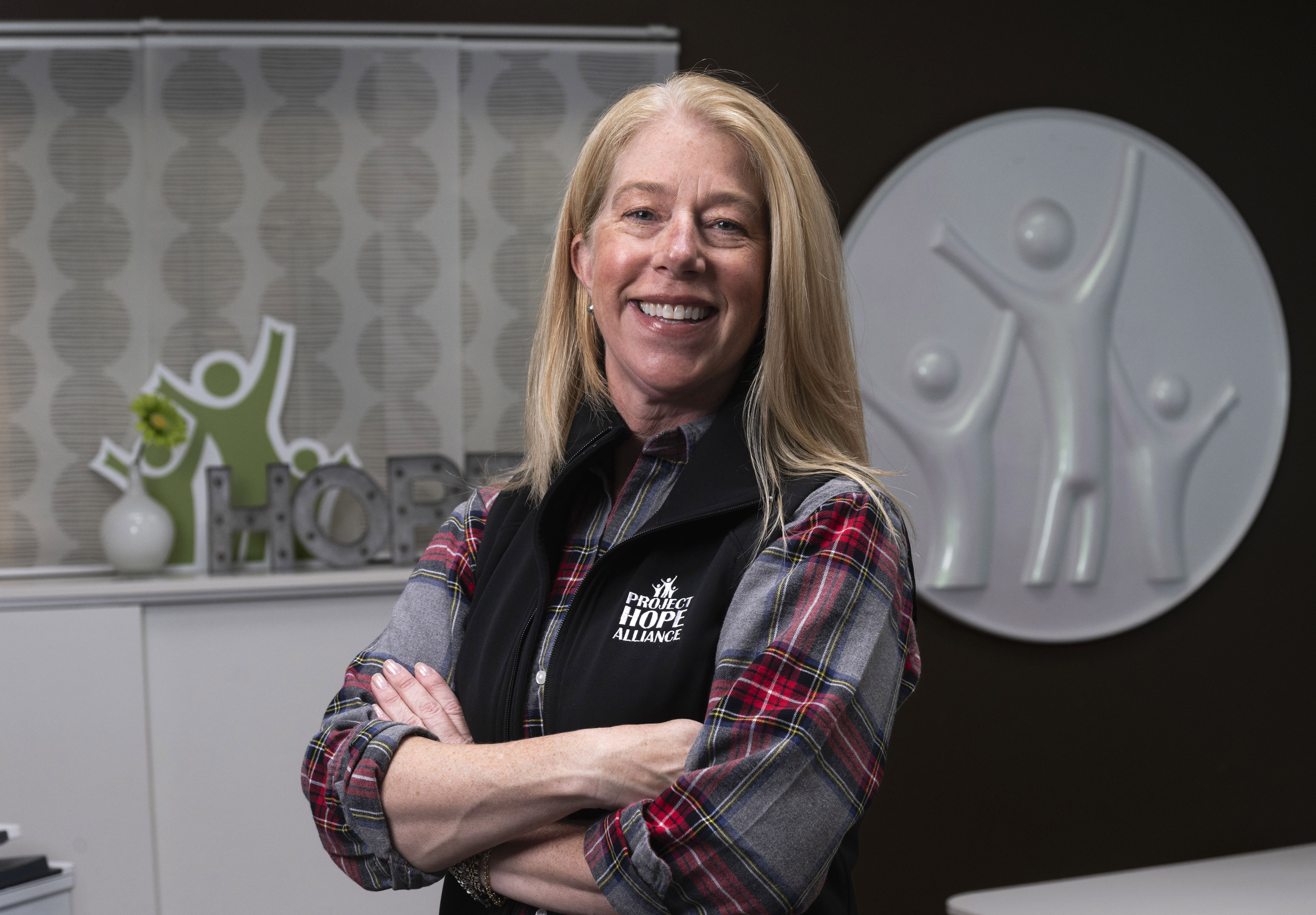 Jennifer Friend, Project Hope Alliance’s CEO, continued to sharpen her...