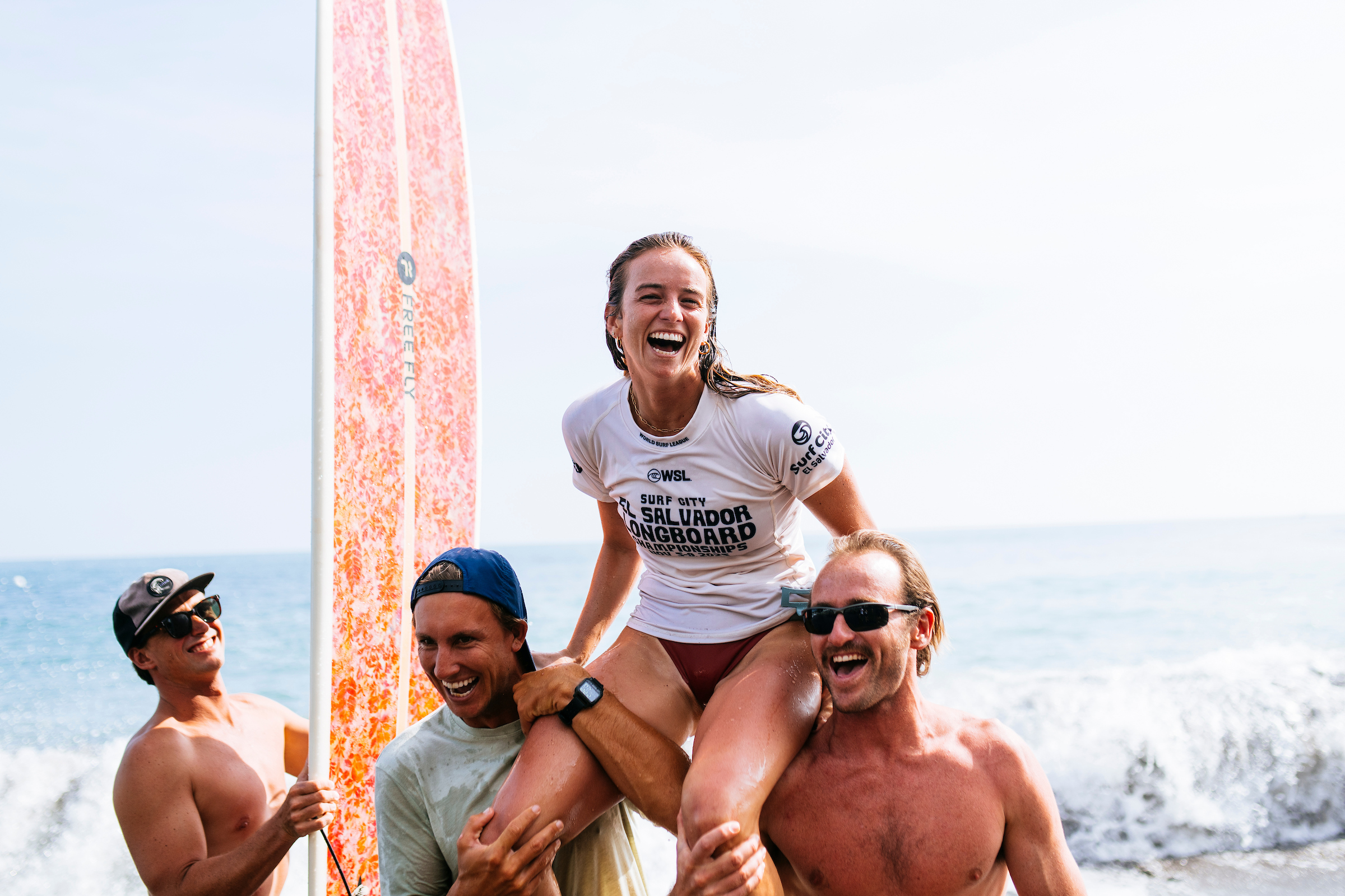 Surfer Rachael Tilly earned her third World Surf League Longboard...