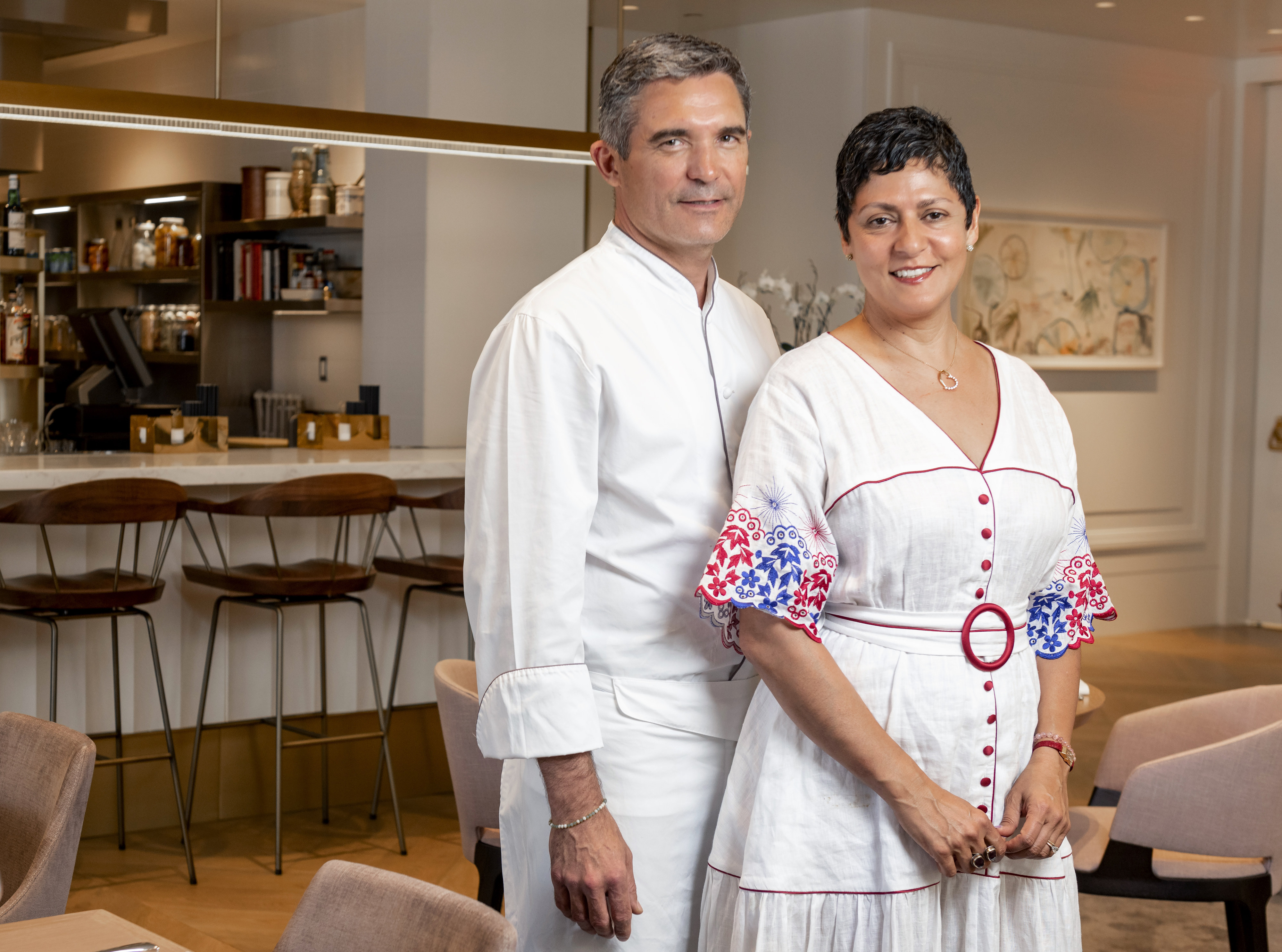 Tony Esnault and Yassmin Sarmadi, the couple behind Michelin-starred Knife...