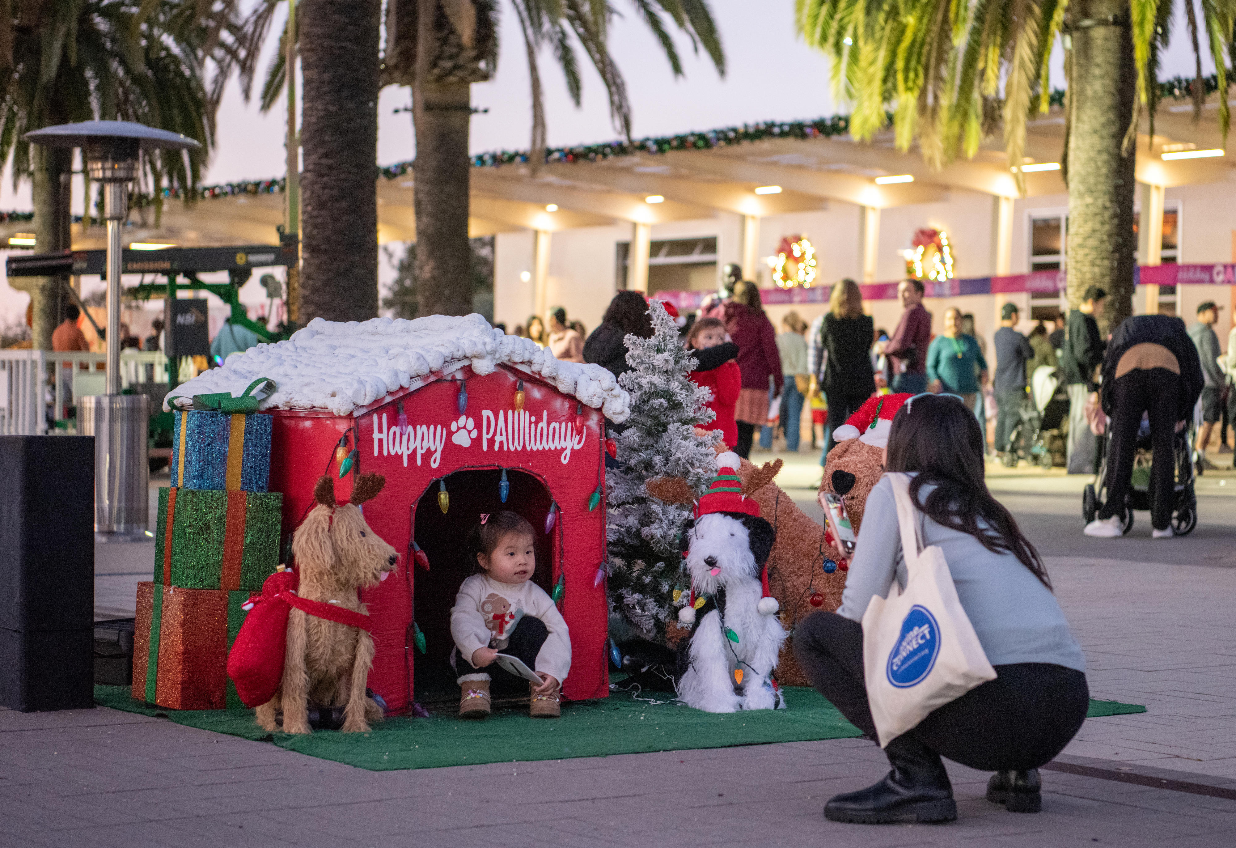 Winny Budiman of Irvine takes a photo of her daughter,...
