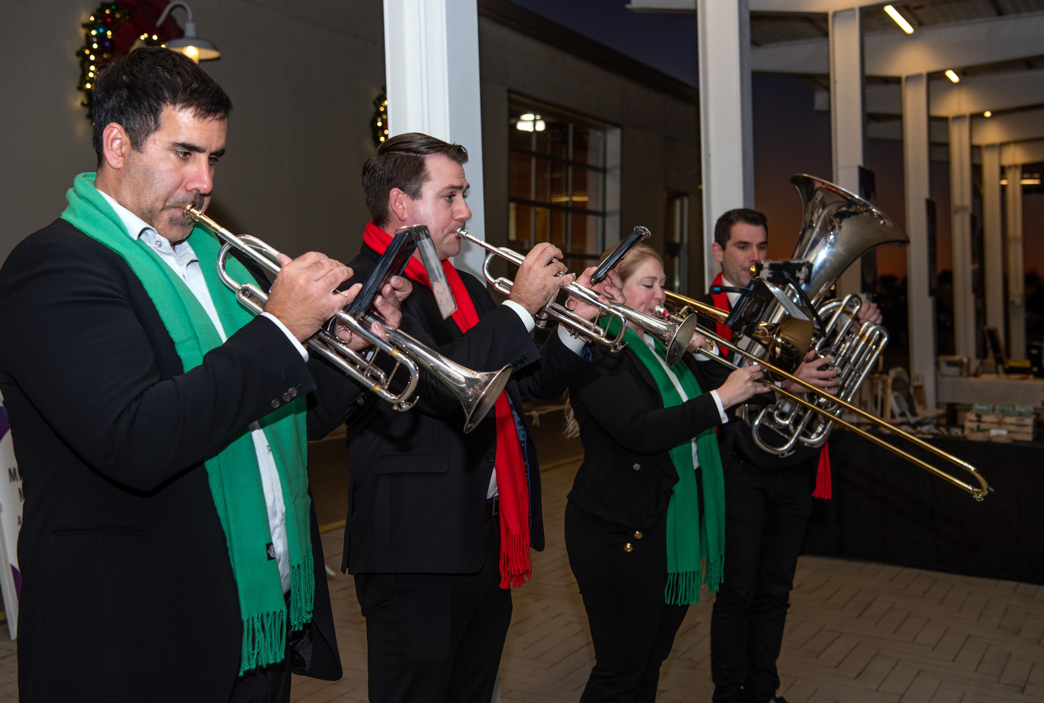 SoCal Holiday Brass performs holiday classics in the Great Park...