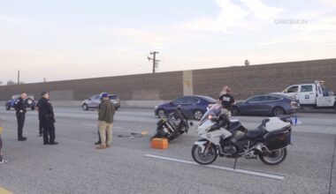 Motorcycle officers from Garden Grove, Long Beach injured in separate 22 Freeway crashes – Orange County Register