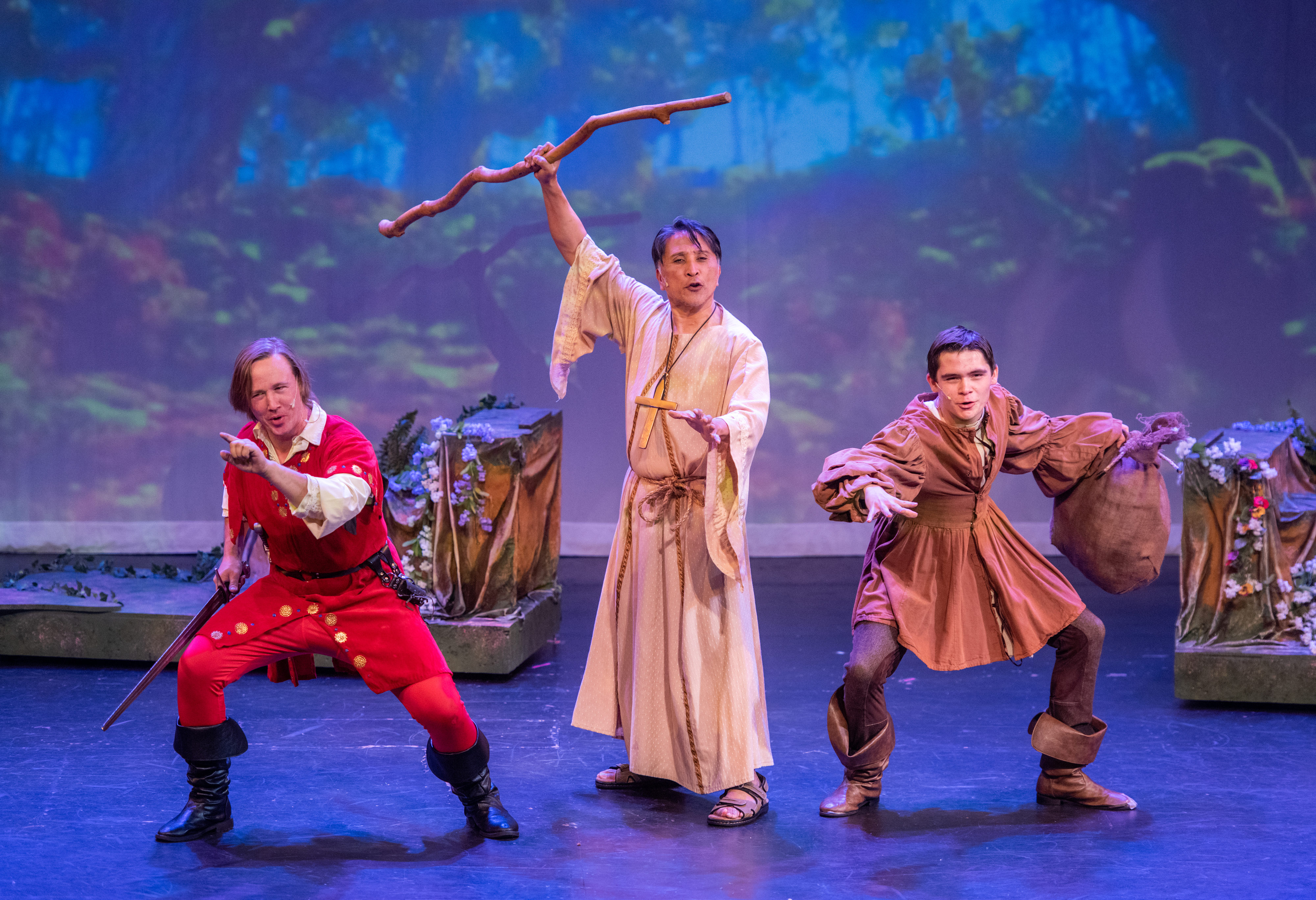 Ben Tietz, who plays Will Scarlet, Vincent Anicento, who plays...