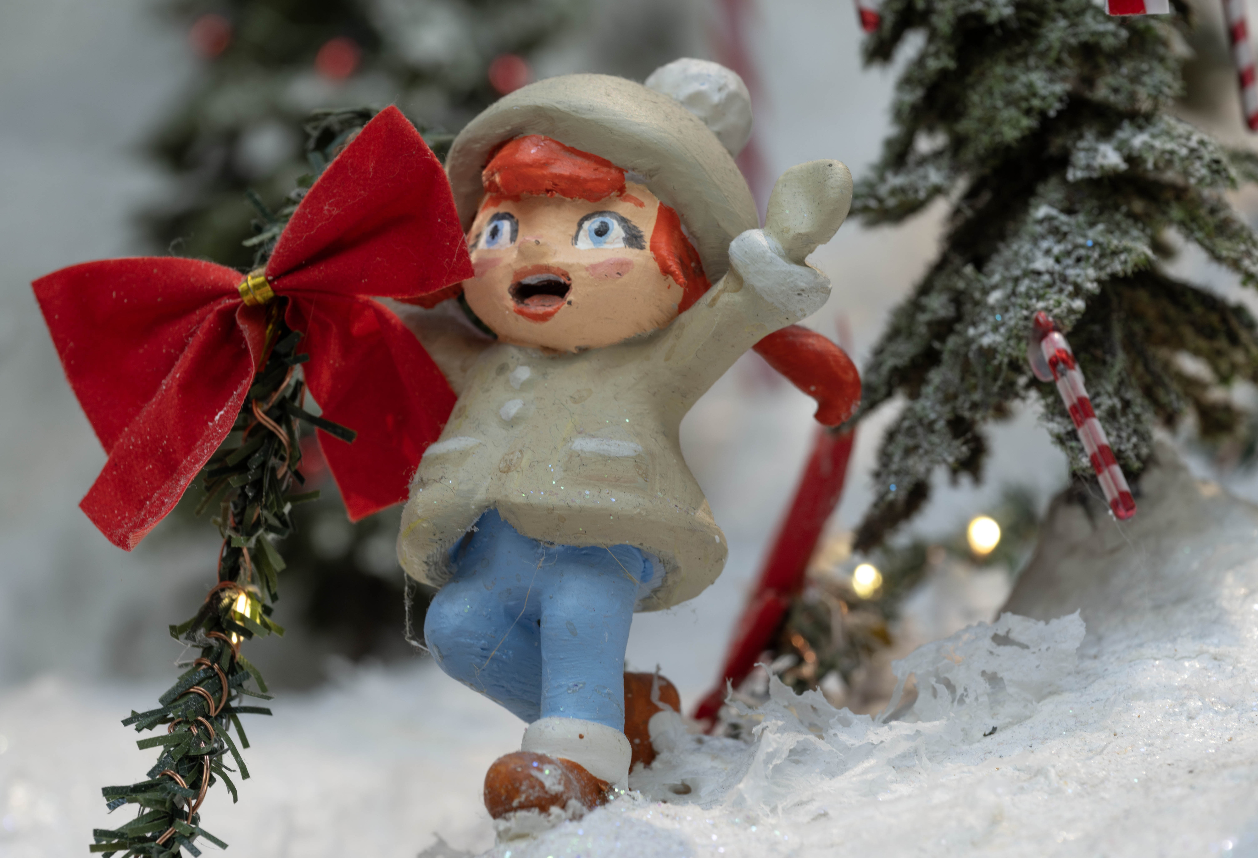 South Coast Plaza visitors have plenty of holiday displays to...