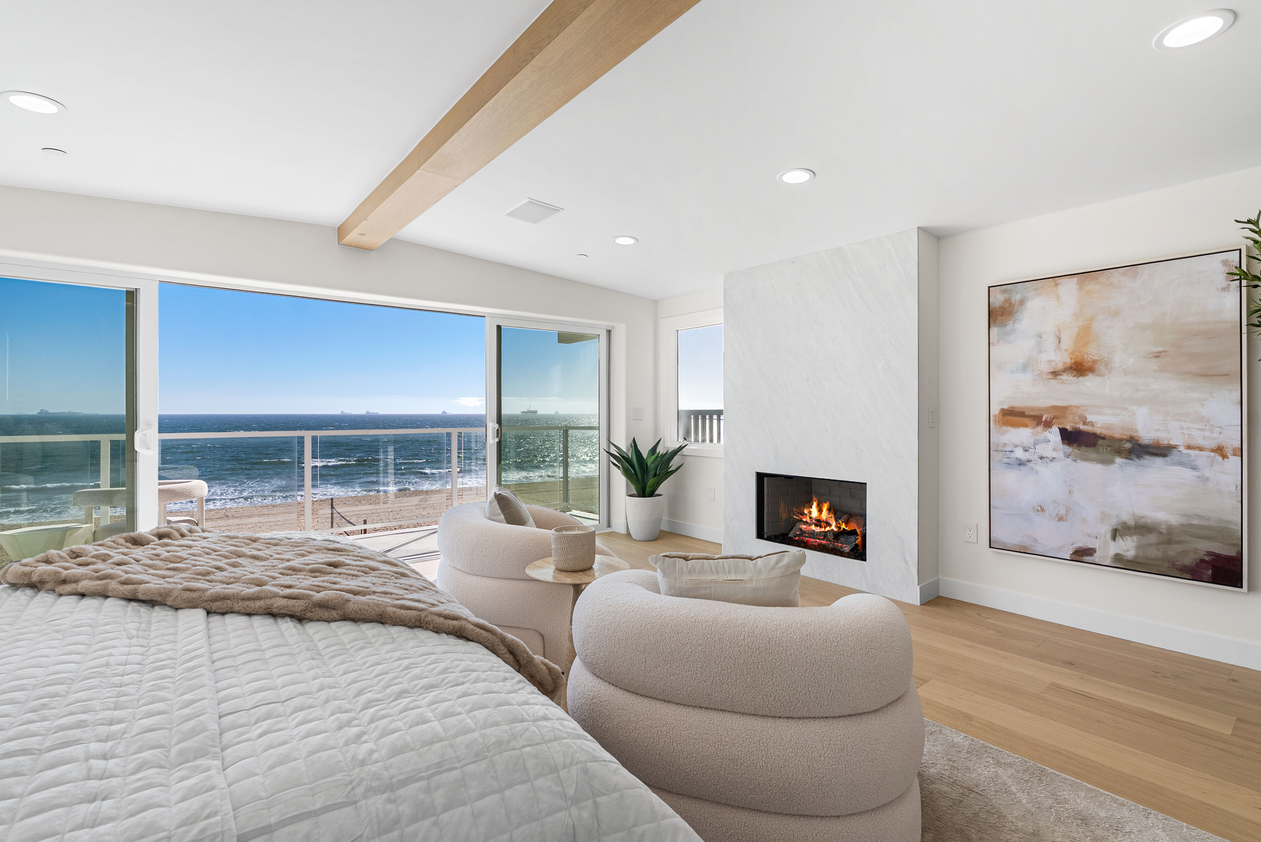 One of two primary bedrooms. (Photo by Deason Media)