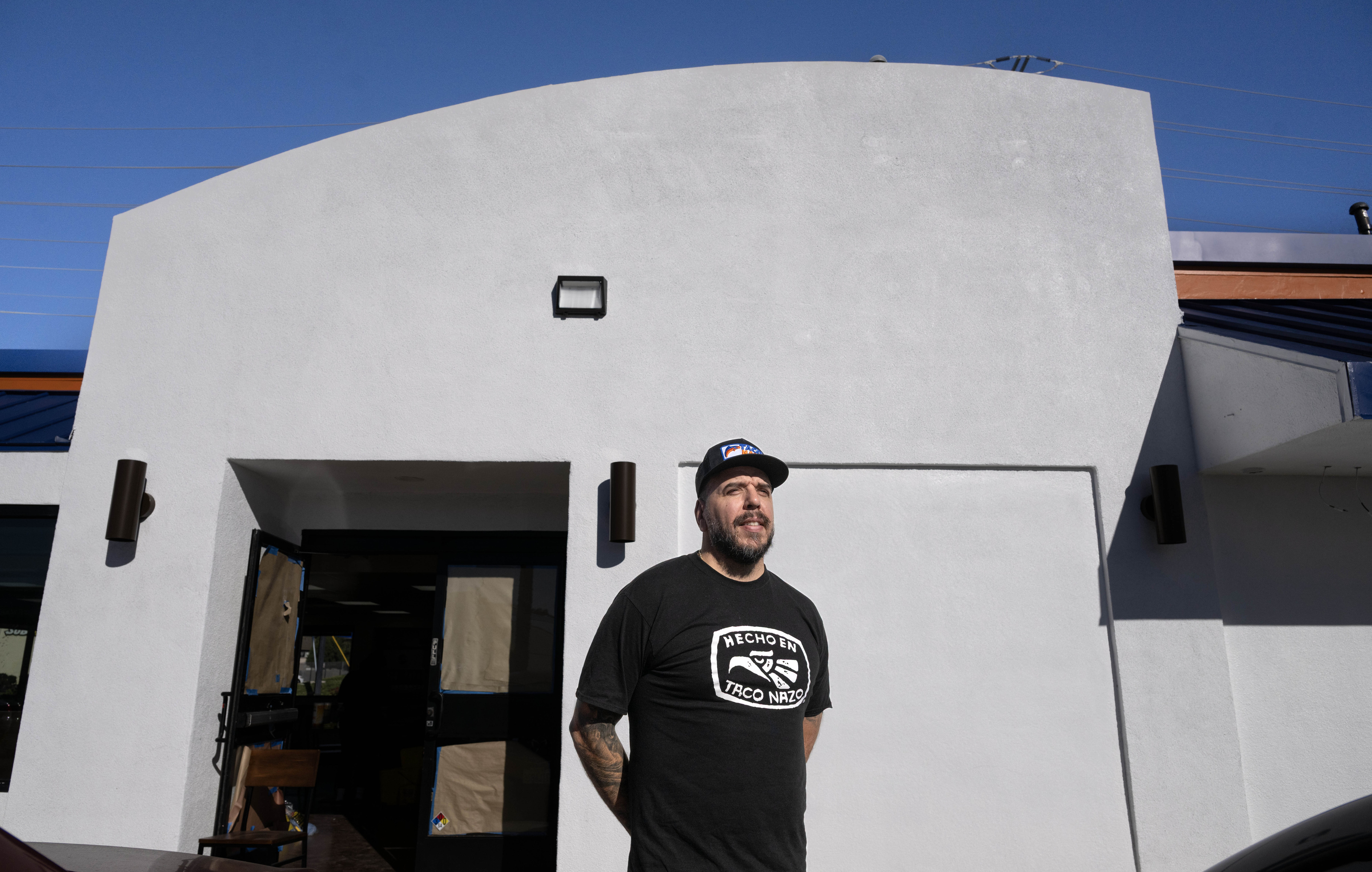Taco Nazo owner Jesse Romero says he is hopeful his...