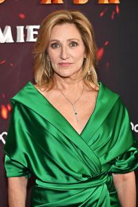 Edie Falco at the “Avatar: Fire and Ash” World Premiere held at the Dolby Theatre on December 01, 2025 in Los Angeles, California.