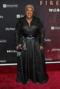 CCH Pounder at the “Avatar: Fire and Ash” World Premiere held at the Dolby Theatre on December 01, 2025 in Los Angeles, California.
