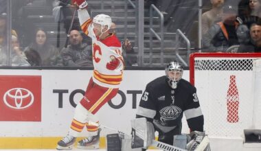 Morgan Frost scores in overtime to lift Calgary Flames past Los Angeles Kings