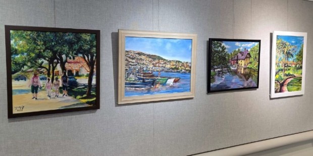 Young Min Jo's artwork for his exhibit at the Pacific Beach/Taylor Library. (Courtesy of Young Min Jo)