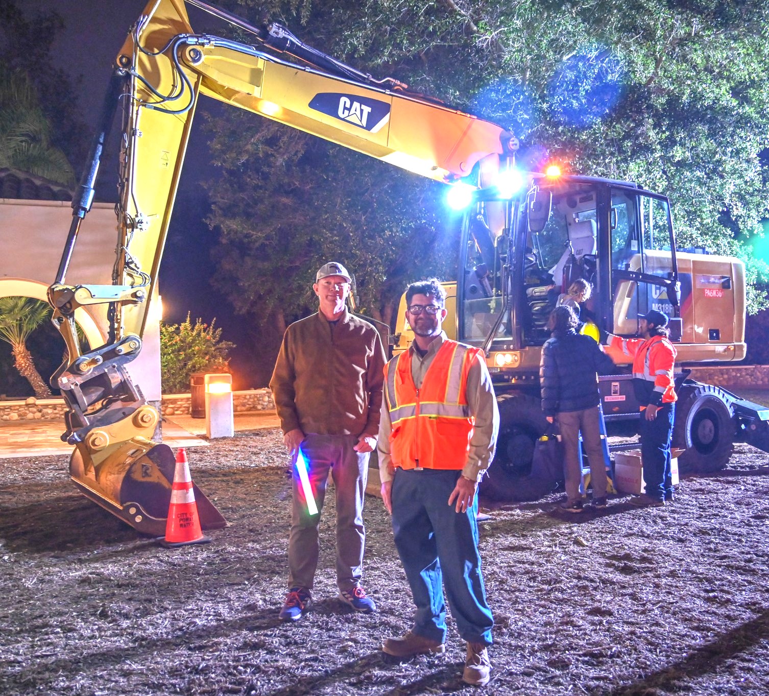 Gary Stein from Poway Parks Department and Tim Bormann from...