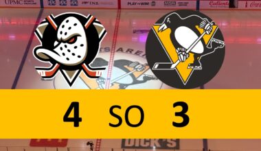Penguins Nightmare. Lose Late Lead, Lose ANOTHER Shootout