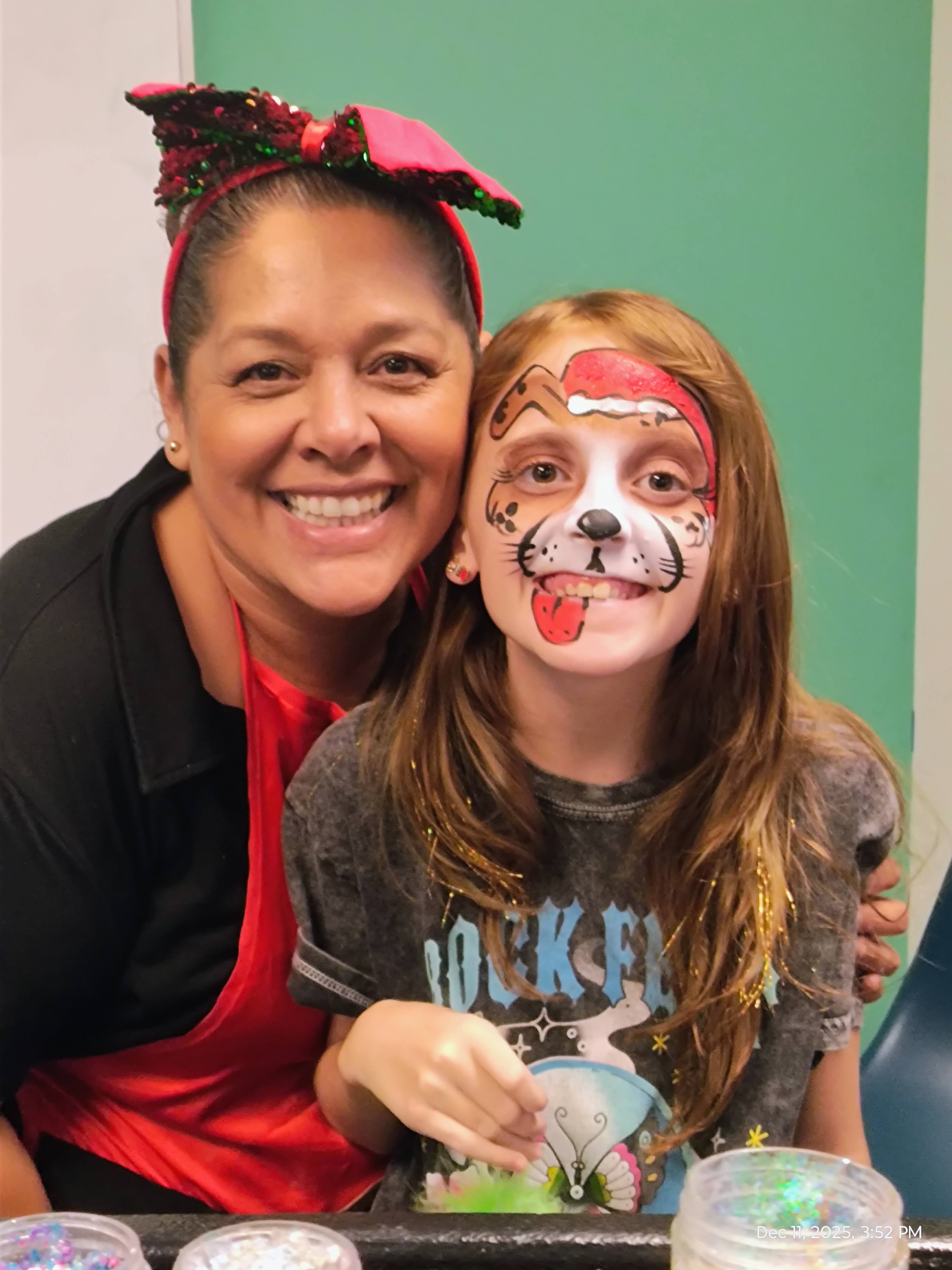 Eliana Robertson was delighted with her new look from face...