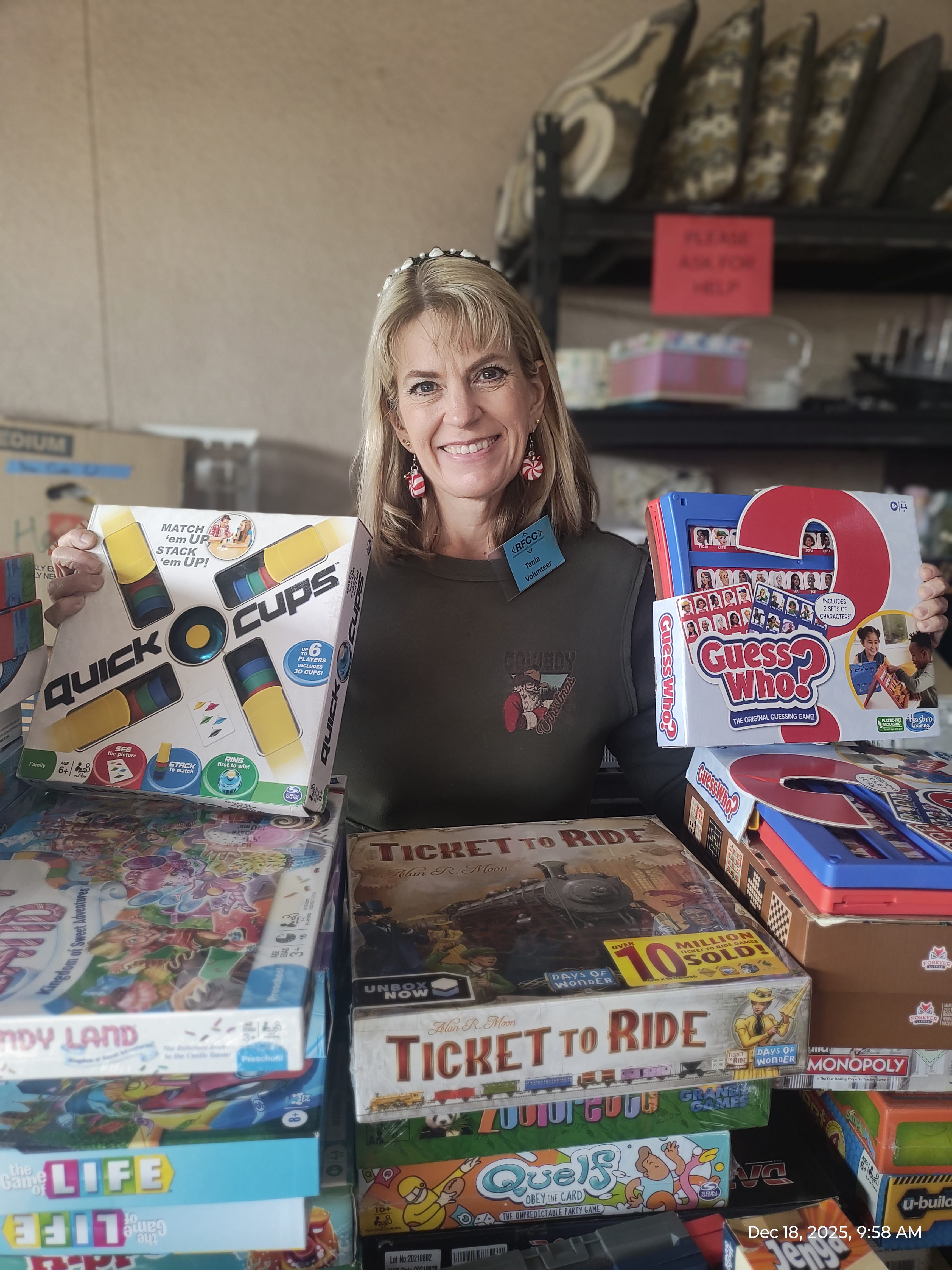 Looking for a game? Tanya Mowrey has some options. (Michelle...