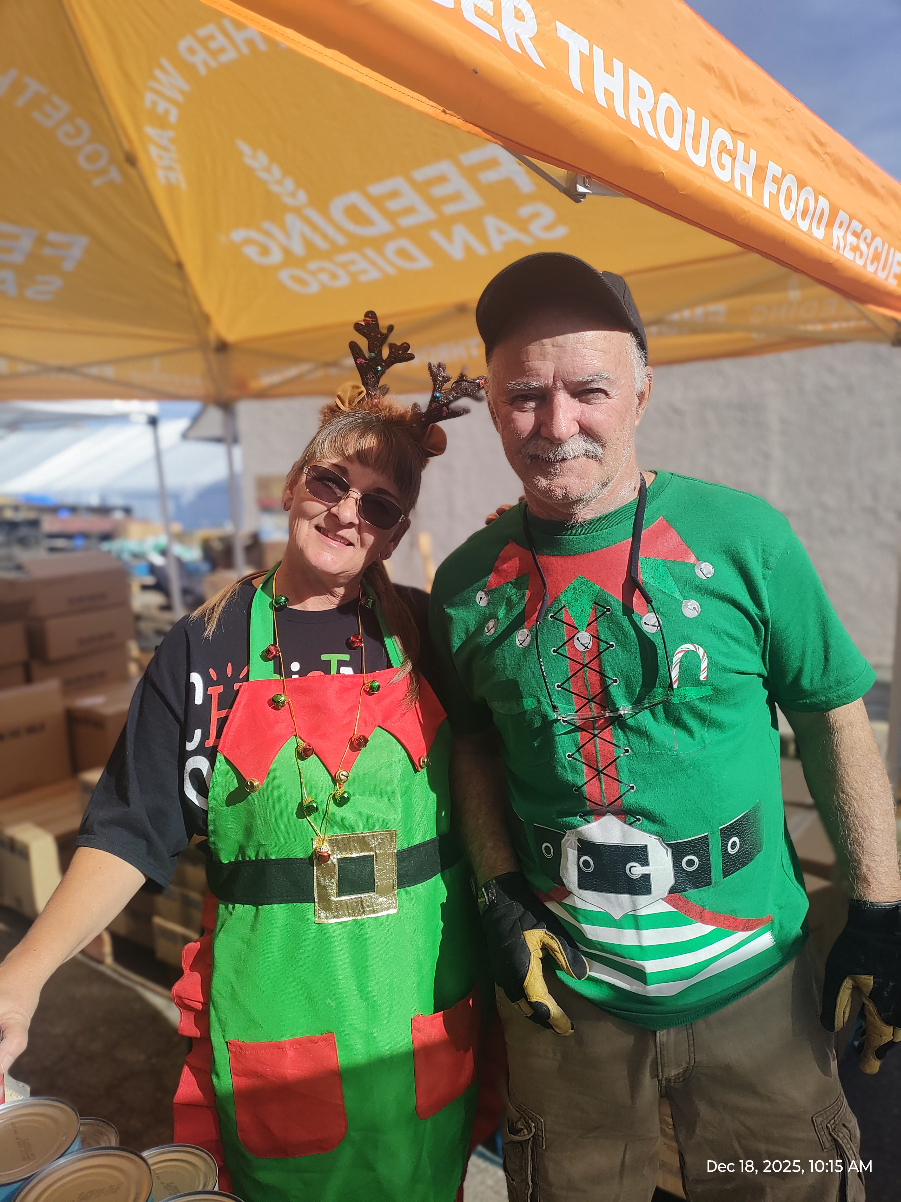 Dawne Thorn (RFCC secretary) and Don Lory get in the...