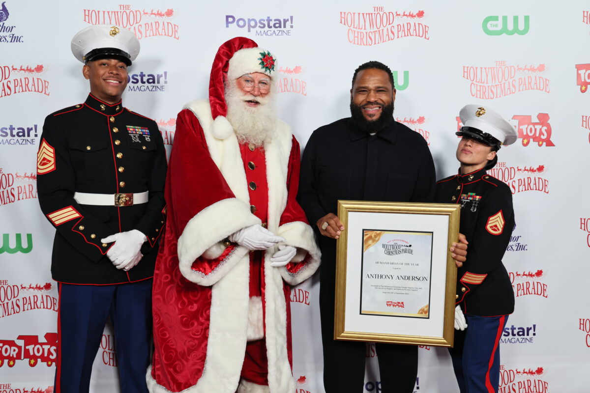 HOLLYWOOD, CALIFORNIA - NOVEMBER 30: The 93rd annual Hollywood Christmas Parade with Grand Marshal Luke Wilson in Support of Marine Toys for Tots on November 30, 2025 in Hollywood, California. (Photo by Rodin Eckenroth/Getty Images for Hollywood Christmas Parade