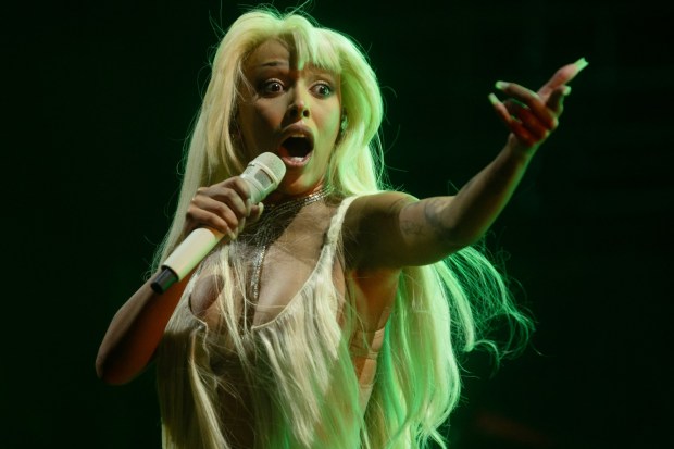 Doja Cat performs during the Coachella Valley Music and Arts Festival at the Empire Polo Club in Indio on Sunday, April 21, 2024. (Photo by Drew A. Kelley, Contributing Photographer)