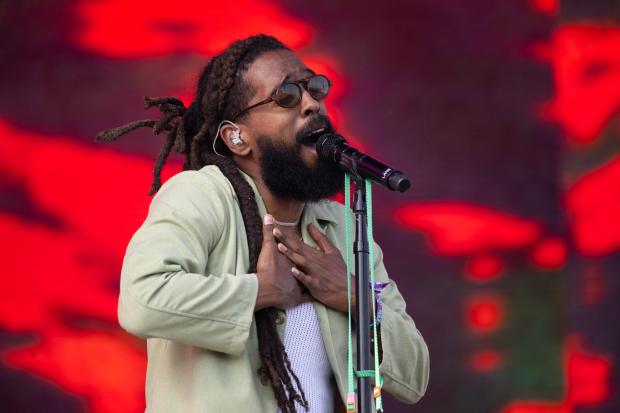 Thee Sacred Souls perform on the main stage during weekend two of the Coachella Valley Music and Arts Festival in Indio on Friday, April 18, 2025. (Photo by Drew A. Kelley, Press-Telegram/SCNG)