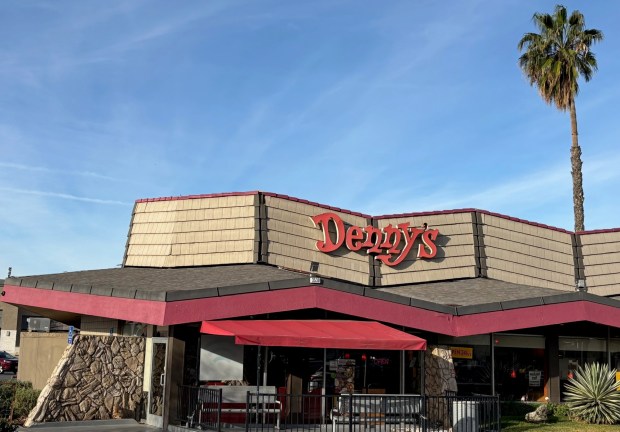 The Denny's on Madison Street in Riverside is seen Sunday, Feb. 16, 2025. The company has announced it will be closing up to 90 restaurants this year, but the locations have not been released. (Photo by Mark Acosta, The Press-Enterprise/SCNG)