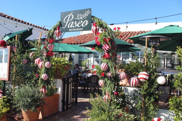 The new Paseo restaurant on Paseo Delicias in the Rancho Santa Fe Village. (Karen Billing)