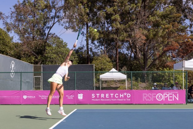 Olivia Gadecki of Australia won the 2025 RSF Open singles title. (John Cocozza)
