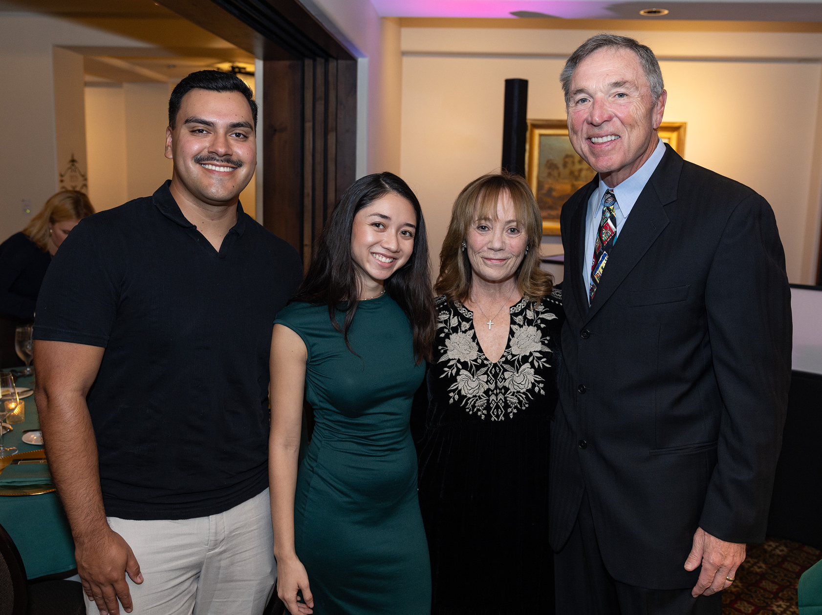 Santiago Figueroa, Keala Macias, Pam and Keith Fox (Jon Clark)