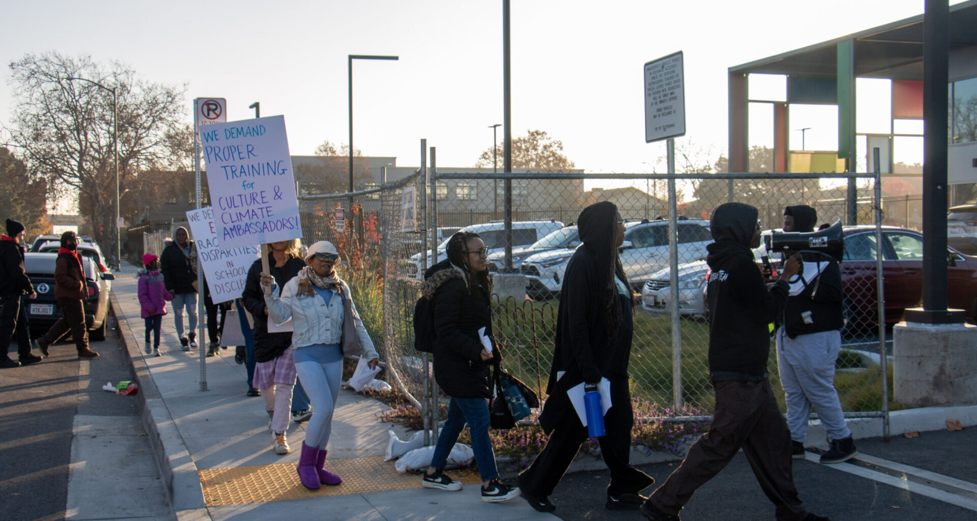 Students, organizers march to protest 'policing culture' at OUSD schools