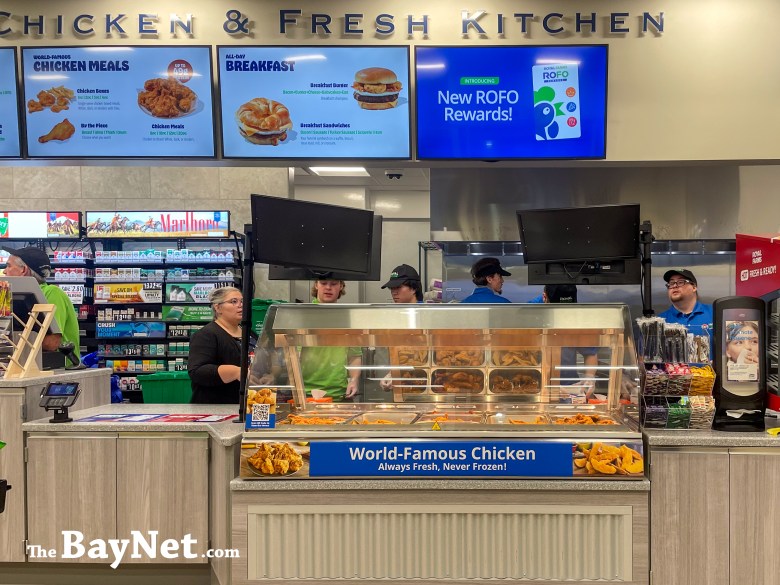 Inside view of the Royal Farms store in California, MD