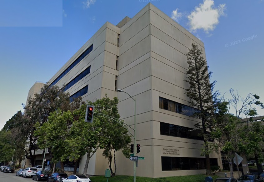 Man dies after being found with ligature around neck at Oakland courthouse