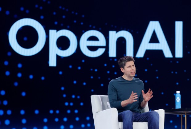 Open AI CEO Sam Altman speaks during Snowflake Summit 2025 at Moscone Center on June 2, 2025, in San Francisco. (Justin Sullivan/Getty Images/TNS)