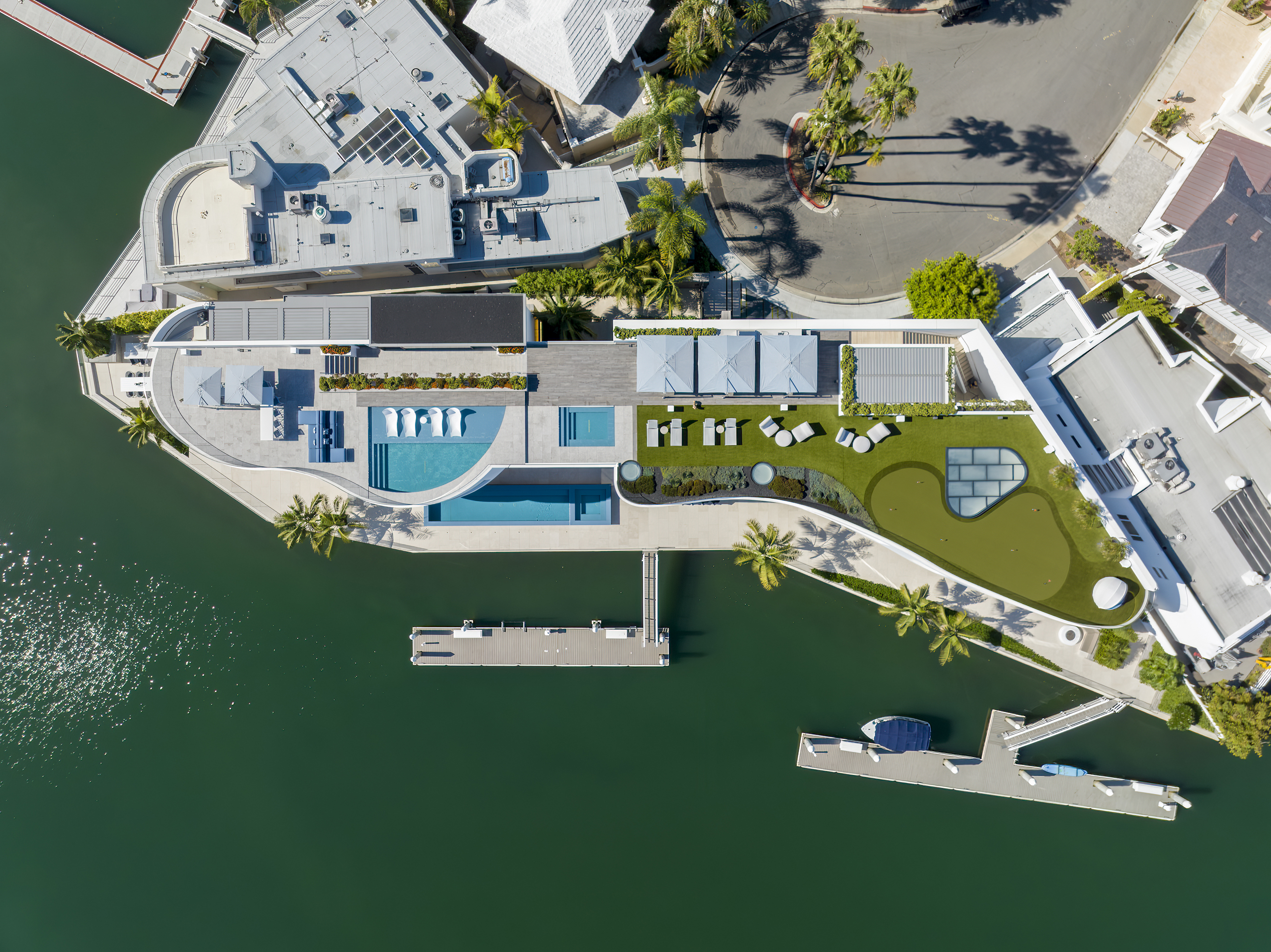 The roof at 3 The Point in Coronado. (Courtesy of...