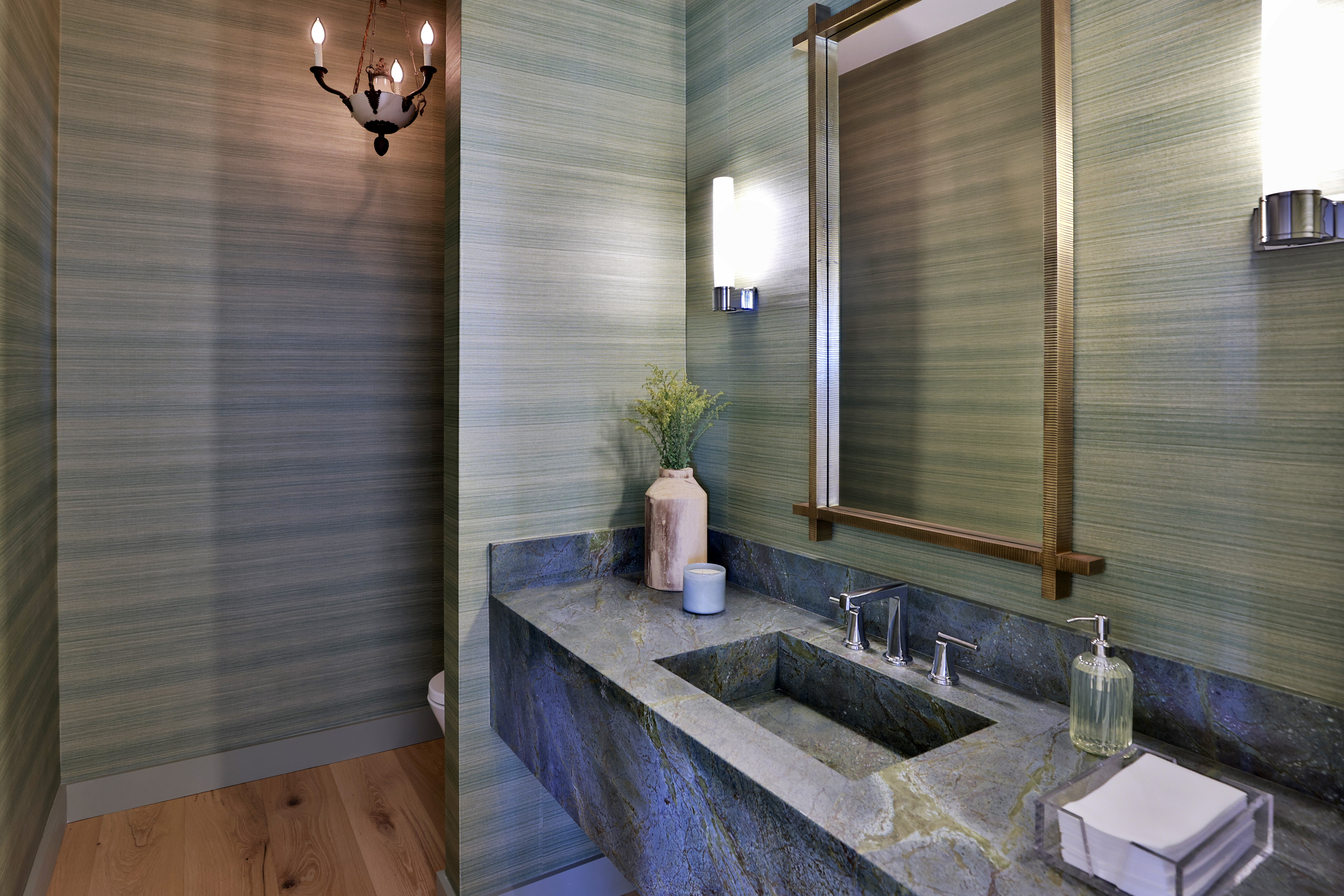 A guest bathroom at 2920 Camino Del Mar. (K.C. Alfred...