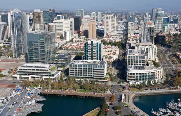 Downtown San Diego in mid-October. (K.C. Alfred / The San Diego Union-Tribune)