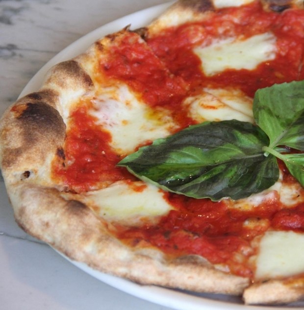 The pizza margherita is part of Bel Paese meal for holiday season to-go orders. (GBOD Hospitality Group)