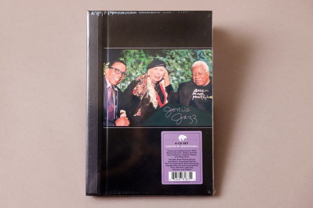 San Diego, CA - December 4: The Joni Mitchell, "Joni's Jazz" box set on December 4, 2025 in San Diego, CA. (K.C. Alfred / The San Diego Union-Tribune)