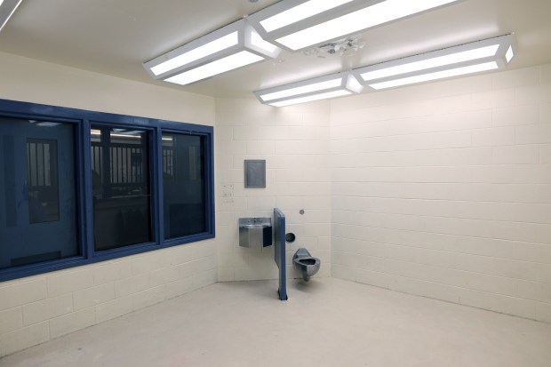 A sobering cell at the Vista Detention Facility on Monday, Dec. 1, 2025. (San Diego County Sheriff's Department)