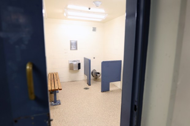 A holding cell at the Vista Detention Facility on Monday, Dec. 1, 2025. (San Diego County Sheriff's Department)