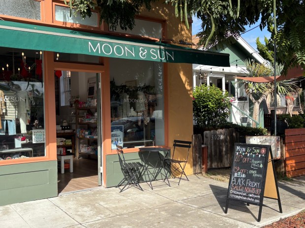 Moon & Sun, 1615 W. Lewis St., sell kids clothes, toys, books, activities and gifts in South Park. (Abby Hamblin / The San Diego Union-Tribune)