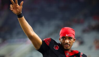 Aztecs QB Jayden Denegal undergoes surgery, will not play in New Mexico Bowl