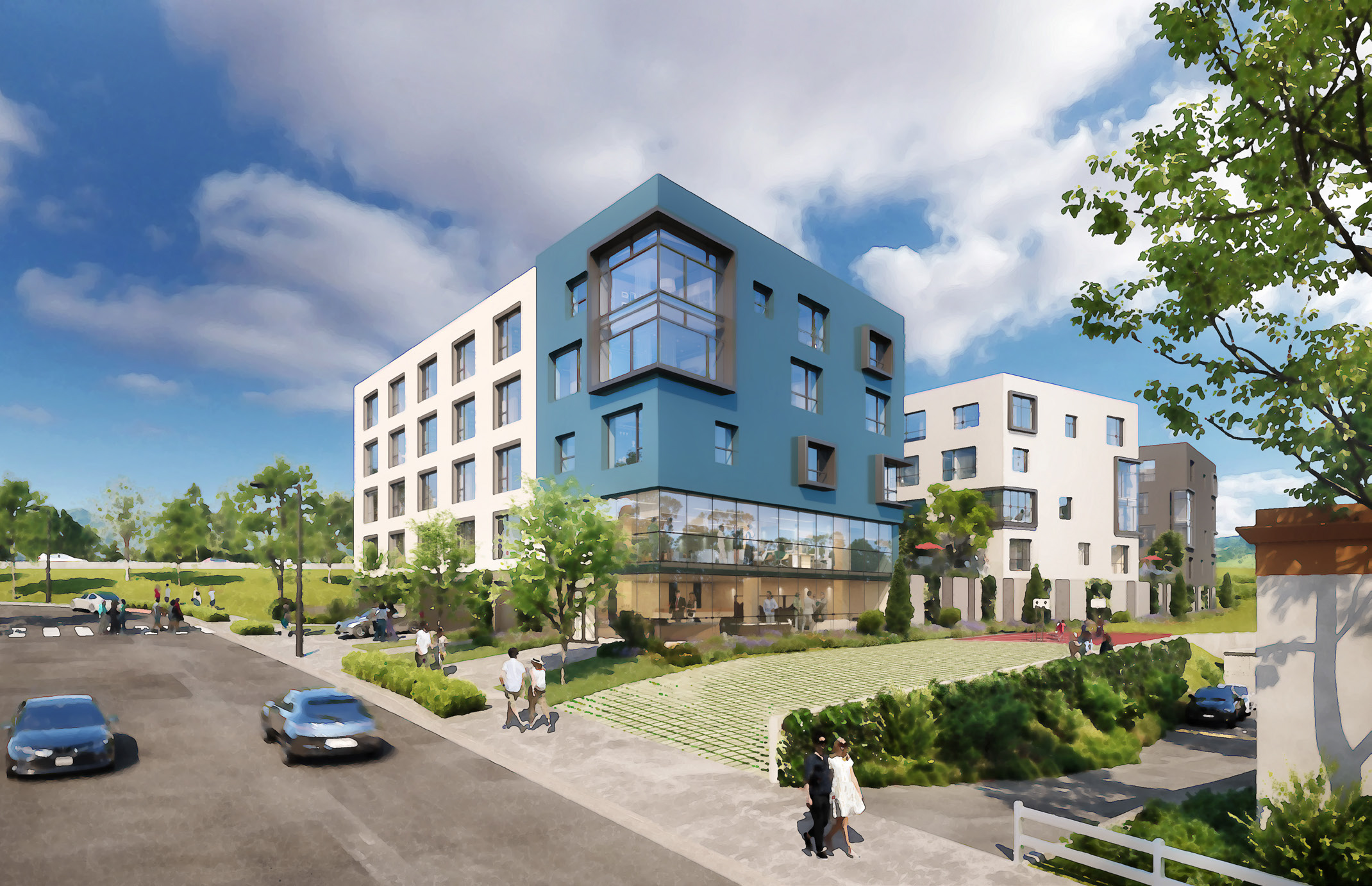 A rendering of the housing development Decro proposed at San...