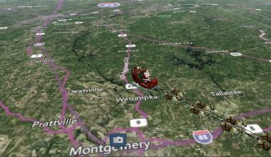 Where is Santa Claus? NORAD tracks his visits