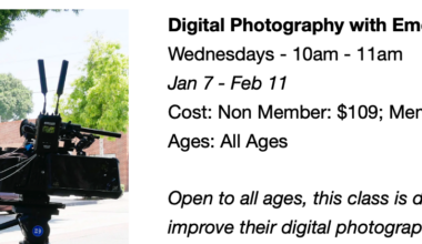 Capture the Moment: Join Emerson Little's Digital Photography Class Before Registration Ends on December 19