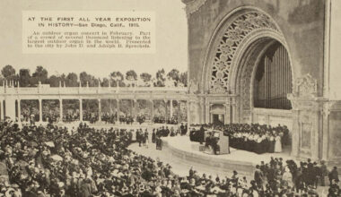 Dec. 31, 1914 — The night San Diego heard its first organ music